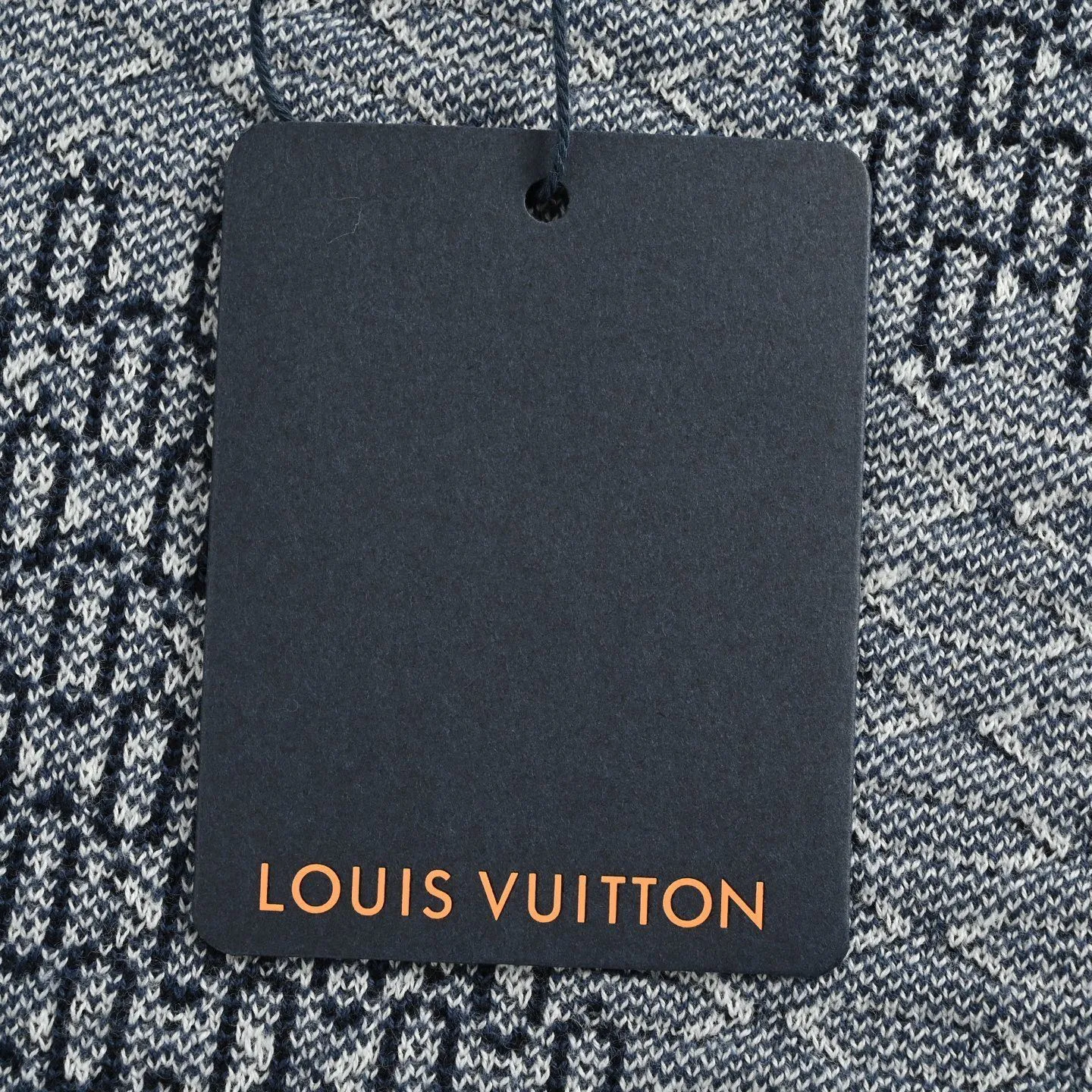 Louis Vuitton/Louis Vuitton 25Fw checkerboard jacquard knitted zipper jacket